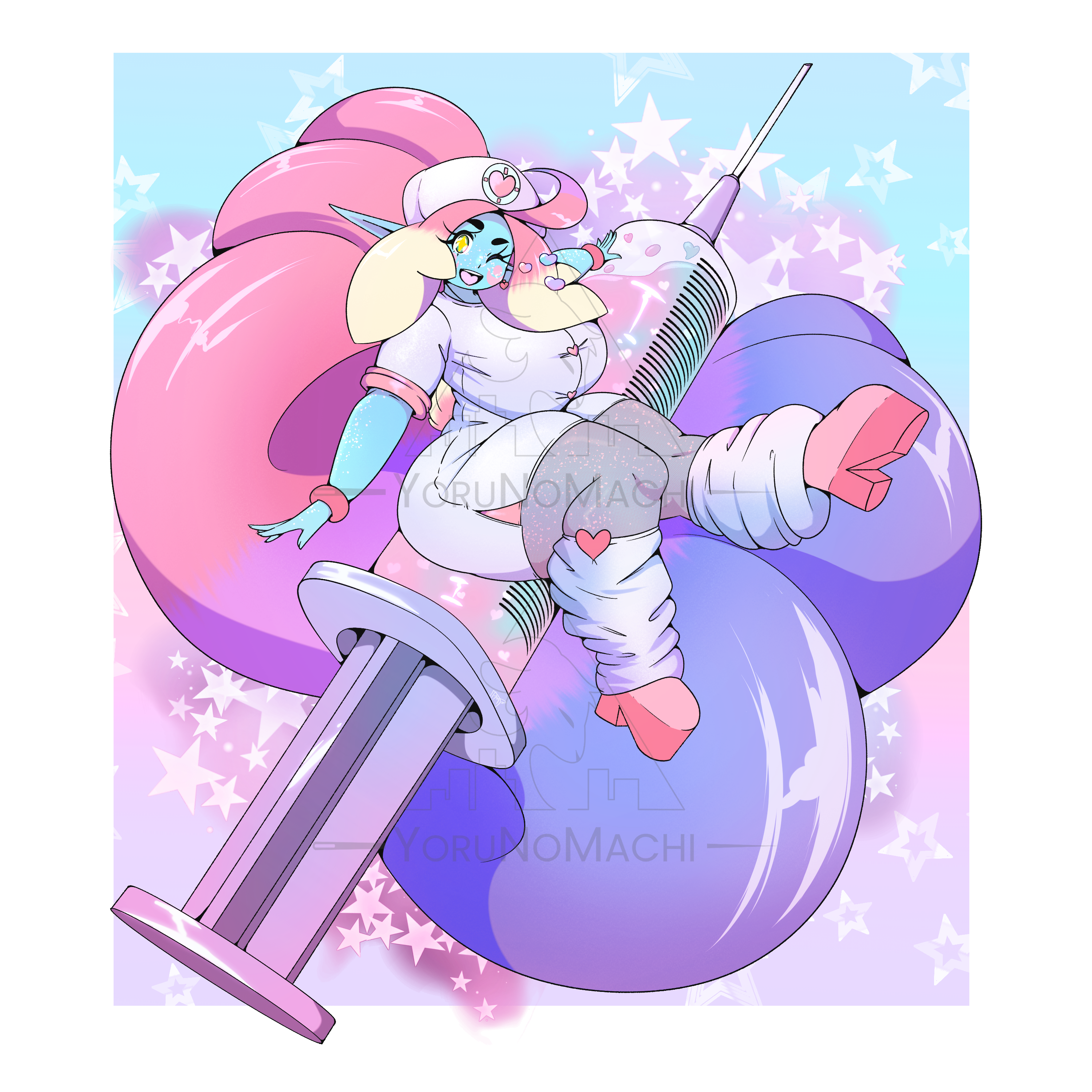 Cy Nurse Print